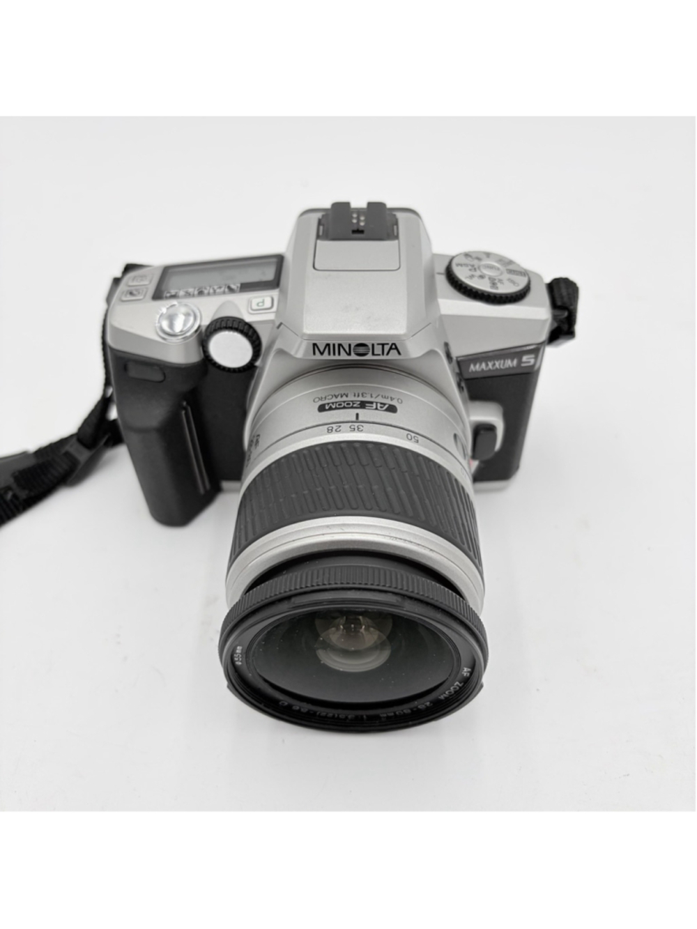 Minolta MAXXUM 5 35mm SLR Film Camera AF 28-80mm Lens Strap TESTED